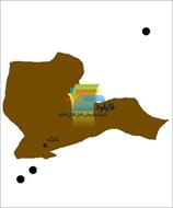 شیپ فایل نقطه ای شهرهای شهرستان کلاله واقع در استان گلستان