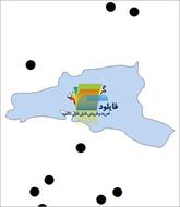 شیپ فایل نقطه ای شهرهای شهرستان گلپایگان واقع در استان اصفهان