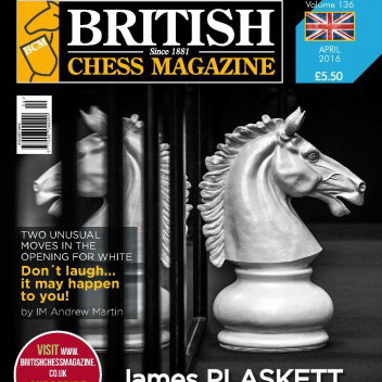 مجله شطرنج British Chess  آوریل ۲۰۱۶